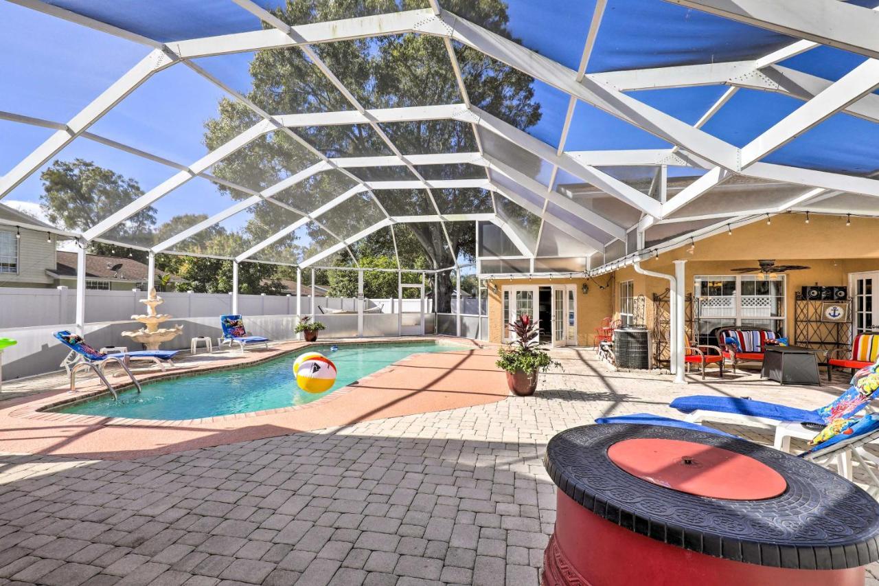 Cozy Home In Heart Of Tampa With Lanai And Pool! Exteriér fotografie